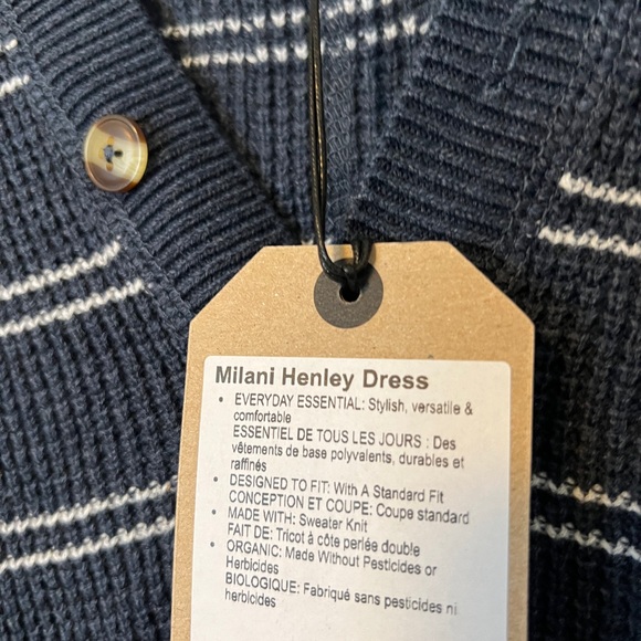 Prana Milani Nautical Stripe Henley Dress - Picture 6 of 10